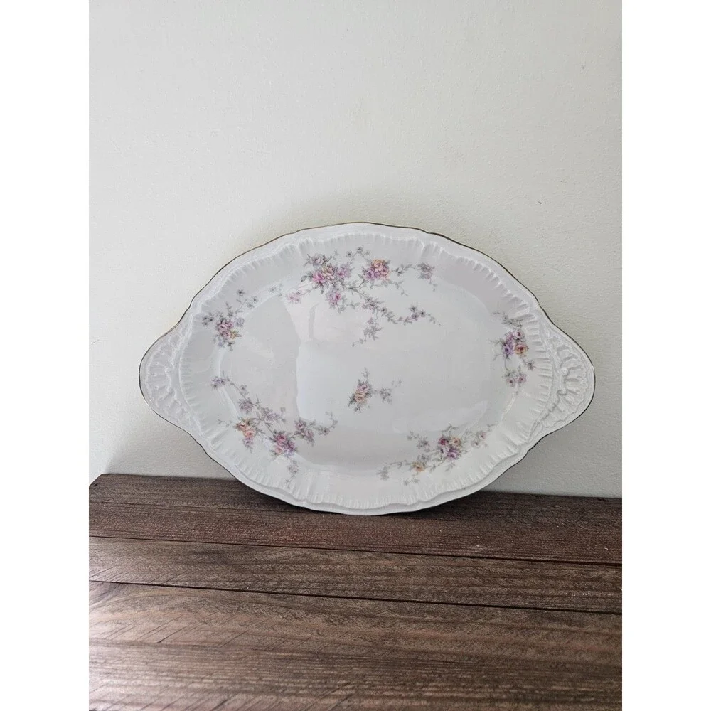 Theodore Haviland New York Oval Serving Platter Pattern Helene 12 Inches
